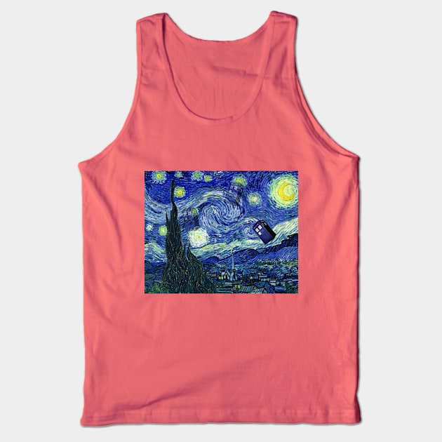 Starry Who Tank Top by charlescheshire